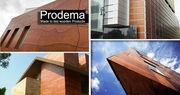 Отделка фасадов и интерьера натуральным деревом Prodema 